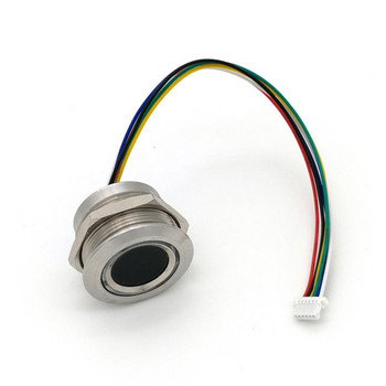 R503 кръгъл кръгъл RGB пръстен индикатор LED управление DC3.3V MX1.0-6Pin капацитивен модул за пръстови отпечатъци сензор скенер