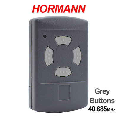 HORMANN HSM4 40 mhz pelēkās pogas 4 kanālu garāžas durvju tālvadības pults HSE 2/4 HSM 2/4 HS 2/4 40,685 mhz komandas nomaiņa