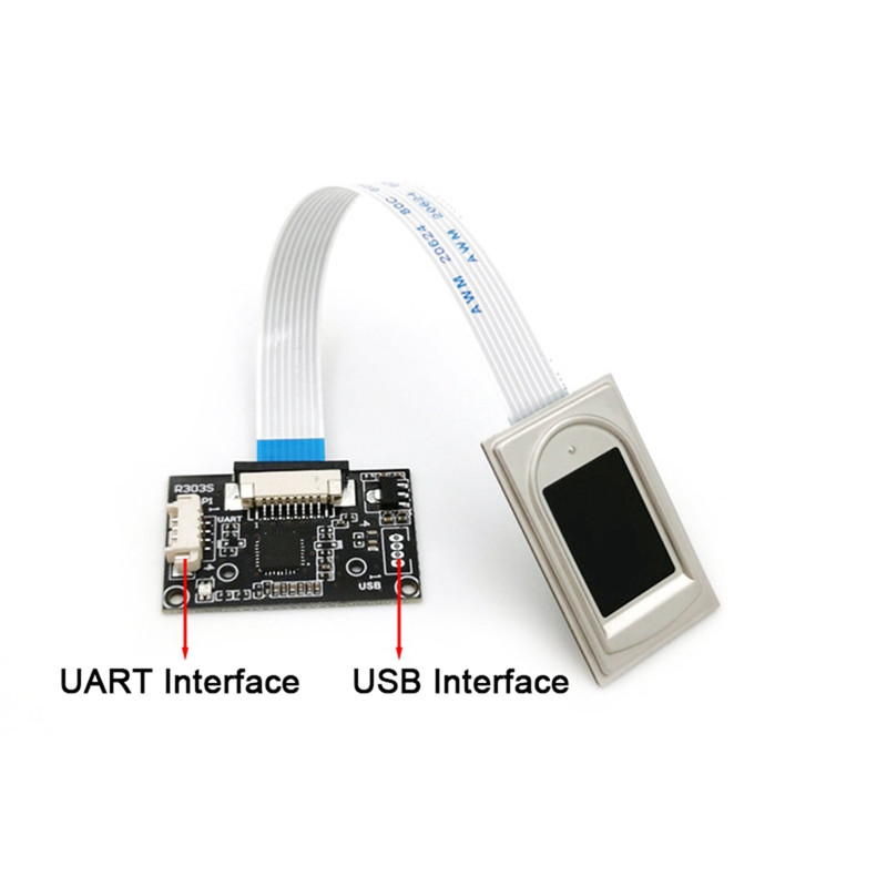 HFES R304S 208X288 pikseļu pirkstu nospiedumu moduļa skenera lasītājs bezmaksas SDK ar 1000 ietilpību operētājsistēmai Windows