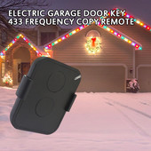 Daudzfrekvenču 433,92 MHz garāžas durvju vārtu tālvadības pults kopētājs atslēgu piekariņa attaisāmais 433,92 MHz komandu klona tālvadības pults