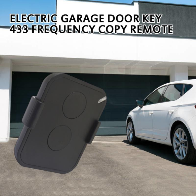 Daudzfrekvenču 433,92 MHz garāžas durvju vārtu tālvadības pults kopētājs atslēgu piekariņa attaisāmais 433,92 MHz komandu klona tālvadības pults