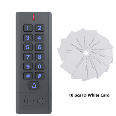 A9-S-EM 1000 vartotojo IP67 vandeniui atspari prieigos valdymo klaviatūra, lauko RFID prieigos valdiklio durų atidarymo sistema EM4100 125 kHz rakto kortelė