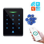 Vandeniui atsparus Tuya Wifi Smart Door Lock prieigos valdymo sistemos RFID autonominis klaviatūros prieigos valdiklis