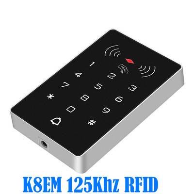BSTuoKEY K8-EM/ K8-MF 2000 lietotājiem 12V un 24V bezatslēgas durvju slēdzenes attaisāmais pieskāriens, savrupa piekļuves kontroles tastatūra RFID piekļuves kontrolieris