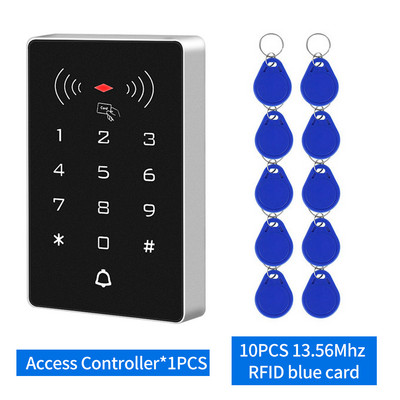 BSTuoKEY K8-EM/ K8-MF 2000 lietotājiem 12V un 24V bezatslēgas durvju slēdzenes attaisāmais pieskāriens, savrupa piekļuves kontroles tastatūra RFID piekļuves kontrolieris