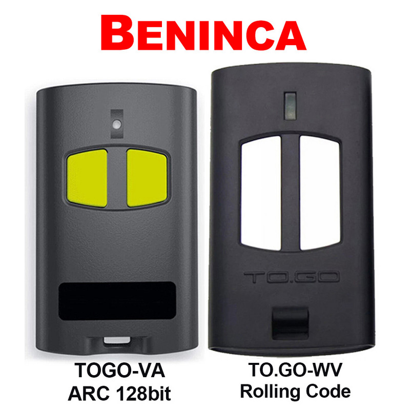 BENINCA TOGO-VA ARC 128-bitine 433,92 MHz garaaži kaugjuhtimispult Beninca TO.GO 2VA 4VA