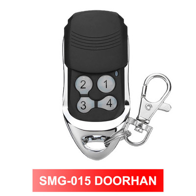 DOORHNA Дистанционно управление за врата DOORHAN Transmitter 2 Pro 2-pro 2pro 433mhz dorhan Keychain Barrier Черен 2 4 бутона