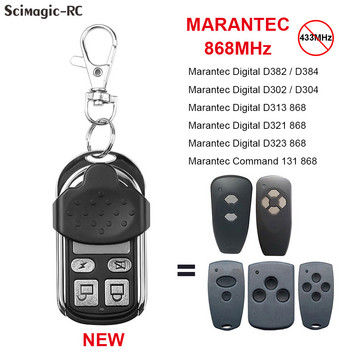 Marantec Digital D302 D304 Дистанционно управление за гаражна врата 868MHz 433mhz Трансмитер за ключодържател за врата