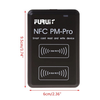 RFID декодиращ дубликатор NFC четец на смарт чип карти 13.56Mhz 1K s50 Badge Clone 125Khz T5577 Token Tag Writer PM Pro Key Copier
