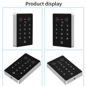 Νέο σε 12V & 24V 2000 Χρήστες Άνοιγμα κλειδαριάς πόρτας χωρίς κλειδί Οθόνη αφής Αυτόνομος ελεγκτής πρόσβασης Πληκτρολόγιο Σύστημα ελέγχου πρόσβασης RFID
