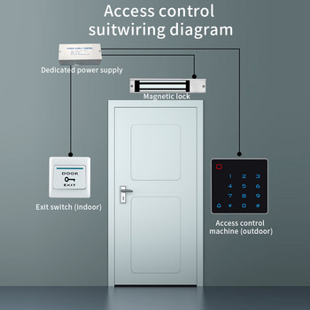 WIFI Tuya Smart App Door Access Control ID Keypad ID RFID 125KHz Standalone Access Controller Card Reader T1203 2000Users All-in-one