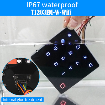 WIFI Tuya Smart App Door Access Control Keypad ID RFID 125KHz Iseseisev juurdepääsukontroller kaardilugeja T1203 2000kasutajad kõik-ühes