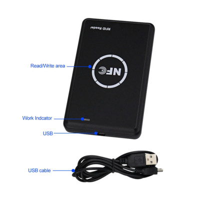 RFID divu frekvenču kopētājs NFC viedčipu karšu šifrēšanas lasītājs 13,56 MHz atslēgu kopētājs 125 khz marķieru rakstīšanas klona programmētājs