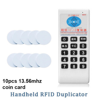 Handheld RFID Duplicator NFC Reader 125Khz T5577 Writer 13,56Mhz UID Smart Chip Key Cloner Programmer Copier
