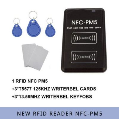 Jauns NFC-PM5 šifrēšanas dekodēšanas kopētājs RFID piekļuves kontroles karšu lasītājs S50 UID viedās mikroshēmas tagu rakstītājs ICID frekvences kopētājs
