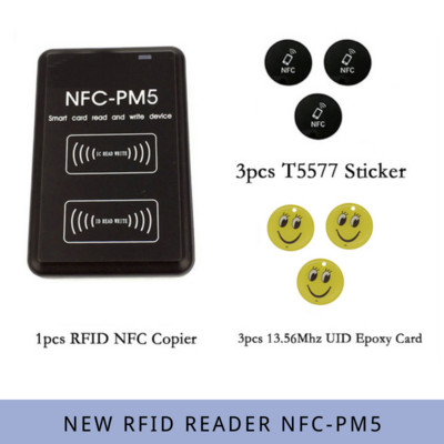 Jauns NFC-PM5 šifrēšanas dekodēšanas kopētājs RFID piekļuves kontroles karšu lasītājs S50 UID viedās mikroshēmas tagu rakstītājs ICID frekvences kopētājs