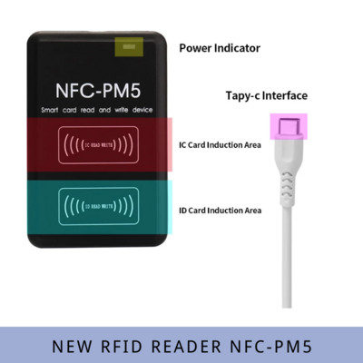 Нов NFC-PM5 криптиращ декодиращ дубликатор RFID четец на карти за контрол на достъпа S50 UID Smart Chip Tag Writer ICID честотен копир