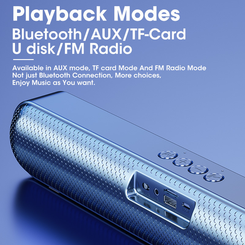 Datora skaņas josla bezvadu 6D telpiskās skaņas skaļrunis Bluetooth 5.0 mājas vadu datora stereo zemfrekvences skaļrunis skaņas josla datora klēpjdatora kinoteātris TV Aux