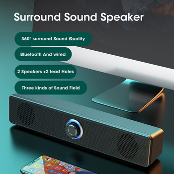 Σύστημα ήχου Home Cinema Ηχείο Bluetooth 4D Surround Soundbar Ηχεία υπολογιστή για τηλεόραση Soundbar Box Subwoofer