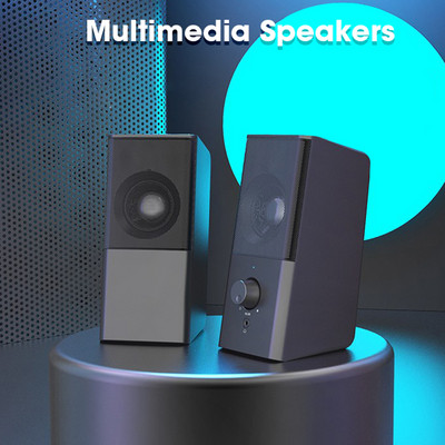 PC Speaker Desktop Computer Speakers for Home Theater System USB Column Surround Sound Box Mini Subwoofer