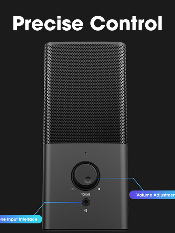 PC skaļruņu galddatoru skaļruņi mājas kinozāles sistēmai USB kolonnas telpiskās skaņas kastes mini zemfrekvences skaļrunis