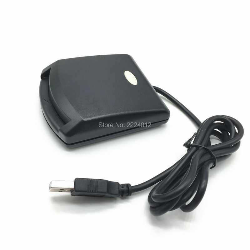 ISO7816 Kontakt EMV USIM SIM eID Maks veebis Smart Chip Card Reader Writer Programmer + CD driver + 2PCS SLE4442 Chip Cards