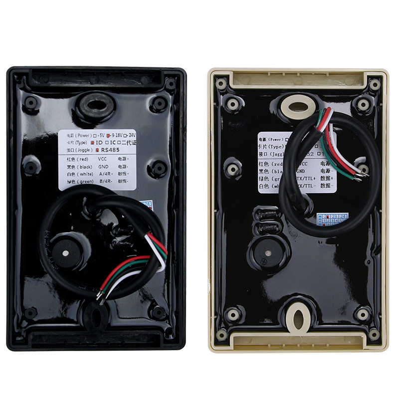 Pielāgots TTL komunikācijas āra ūdensizturīgs 125Khz 13,56Mhz tuvuma karšu lasītājs RS232/RS485 interfeisa RFID karšu lasītājs