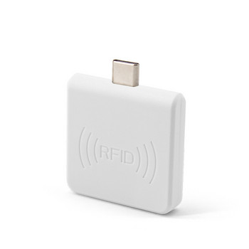 RFID 13,56Mhz ISO14443A IC NFC Reader Φορητή συσκευή ανάγνωσης καρτών για τηλέφωνο Android Τύπος C διεπαφή