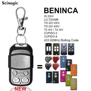 Beninca TO.GO2 VA 2 καναλιών κυλιόμενος κώδικας 433 MHz & Τηλεχειριστήριο ARC Key Fob Garage