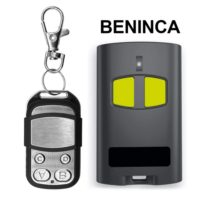 Beninca TO.GO2 VA 2 kanālu 433 MHz ritošais kods un ARC tālvadības pults, garāžas atslēgas piekariņš