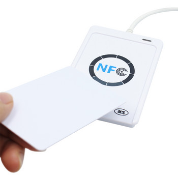 Usb Nfc четец Acr122u безконтактна смарт Ic карта и запис Rfid копирна машина Копирна машина Дубликатор Uid Сменяем етикет Карта Ключодържател