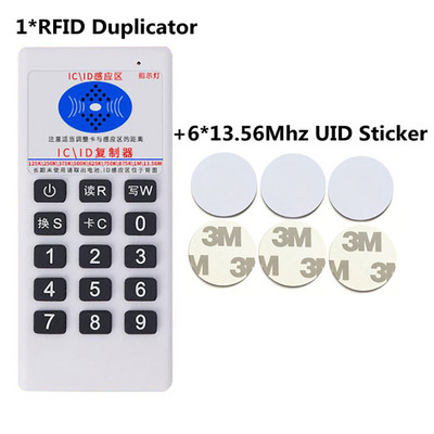 Rokas frekvences 125Khz-13,56MHZ kopētāja pavairotājs klonētājs RFID NFC IC karšu lasītājs un rakstīšanas piekļuves kontroles kartes tagu kopētājs