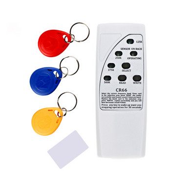 Ръчен четец на карти CR66 Дубликатор на RFID значки EM4305 T5577 Писач на ключове 125/250/375/500Khz Клониране на токени EM/TK4100 Копирна машина за етикети
