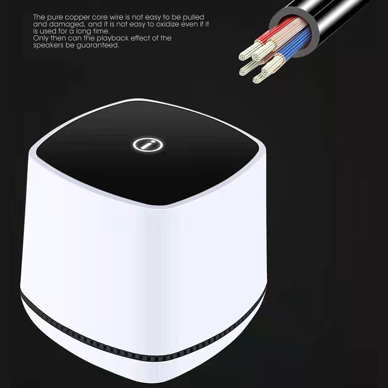 USB mini laidiniai garsiakalbiai Nešiojami muzikos stereofoniniai garsiakalbiai grotuvas, skirtas daugialypės terpės staliniam kompiuteriui, nešiojamajam kompiuteriui, keliaujantis garsiakalbis