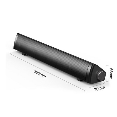 SADA V105 Kompiuterio garsiakalbiai Laidiniai Kompiuterio garso juosta Garsiakalbių Baras Stereo USB maitinamas Mini Long Soundbar, skirtas televizoriui PC stalinis nešiojamasis kompiuteris