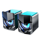 Kompiuterio garsiakalbis Žemųjų dažnių garsiakalbis 3,5 mm laidinis muzikos grotuvas Garso dėžė su USB maitinamas namų garsiakalbis Žemųjų dažnių garsiakalbis mobiliesiems nešiojamiesiems kompiuteriams