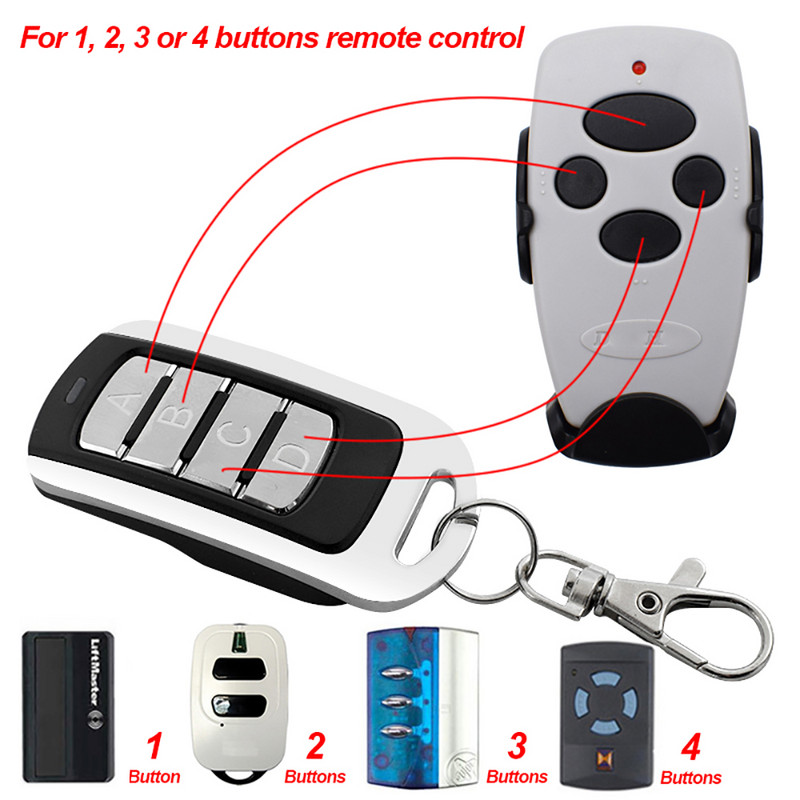 280-868MHz garāžas durvju tālvadības vārtu komandas klons priekš SOMMER DITEC ECOSTAR HORMANN DOORHAN DEA ERREKA LIFTMASTER BENINCA