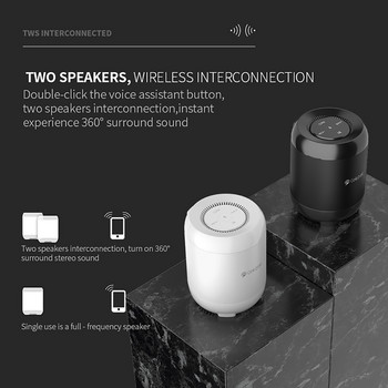 Φωνητικός έλεγχος Ηχείο Bluetooth Φορητό ασύρματο κιβώτιο ήχου Ηχείο υπολογιστή Στερεοφωνικό Surround Ασύρματο ηχείο Υποστήριξη TF Aux Radio