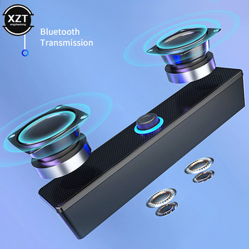 350TS Ηχείο Bluetooth Subwoofer Κινητό Τηλέφωνο Ασύρματα ηχεία γενικής χρήσης Στερεοφωνική υποστήριξη Κουμπί USB Ενσύρματο μεγάφωνο διπλής κόρνας