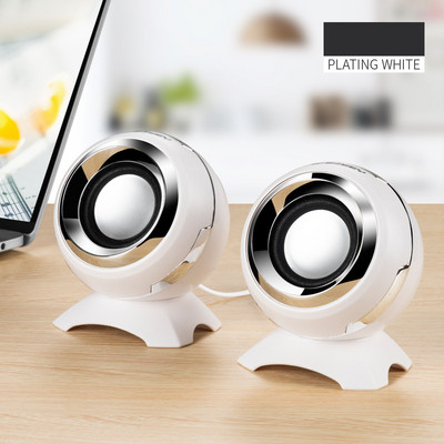 3,5 mm-es és USB adapter vezetékes mini számítógép hangszóró Q8 basszus sztereó asztali hangszóró laptop telefonhoz AUX audio multimédiás hangszóró