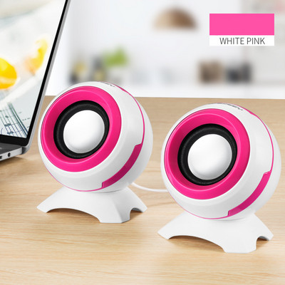 3,5 mm-es és USB adapter vezetékes mini számítógép hangszóró Q8 basszus sztereó asztali hangszóró laptop telefonhoz AUX audio multimédiás hangszóró