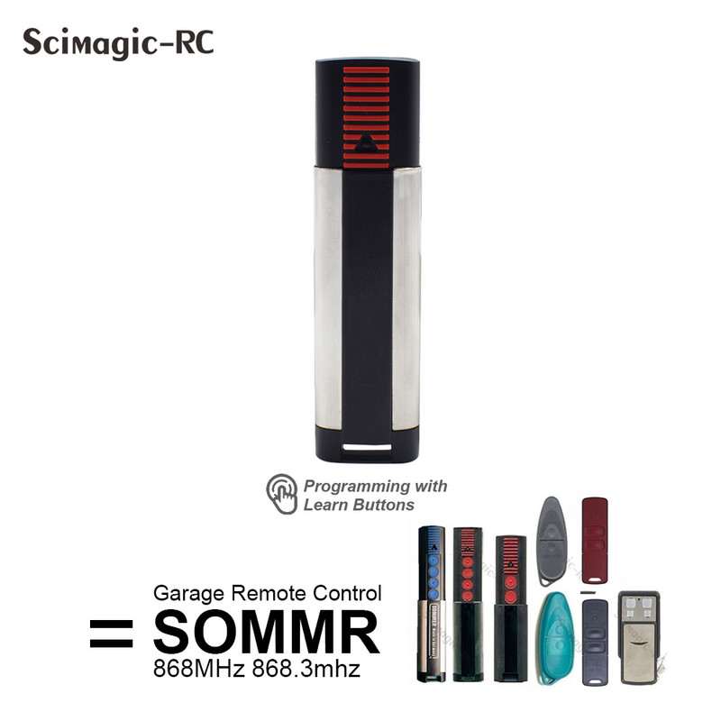 100% резервно дистанционно управление за гараж SOMMER 868MHz за 4020 TX03-868-4 4026 TX03-868-2 4011 4025 4031 4035 Отварачка за врата
