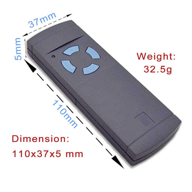 Másolás Hormann Marantec 868MHz kapu távirányító HSE4 HS4 HSM2 HSM4 HSE2 távoli sokszorosító 868,3 MHz garázskapu nyitó