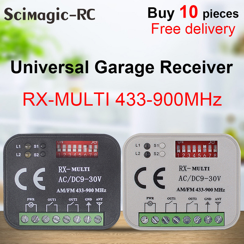 RX-MULTI 433mhz 868mhz vastuvõtja Marantec Digitalile 382 384 302 304 313 321 323 Garage Remote Control AC/DC 9-30V 2CH vastuvõtja