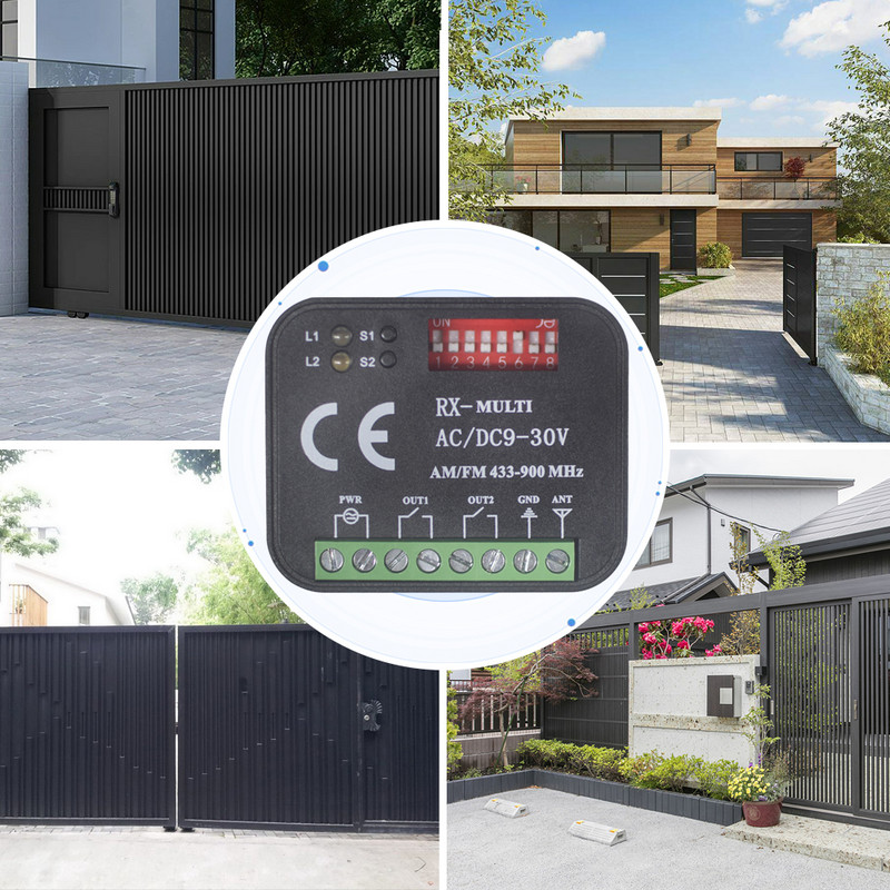 RX-MULTI 433mhz 868mhz vastuvõtja Marantec Digitalile 382 384 302 304 313 321 323 Garage Remote Control AC/DC 9-30V 2CH vastuvõtja
