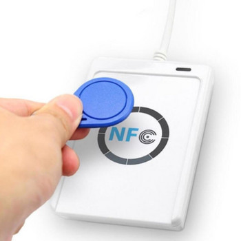 ACR122U RFID Έξυπνη κάρτα NFC Reader Writer Copier Duplicator Εγγράψιμο λογισμικό κλώνου USB για πρωτόκολλο ISO14443 S50