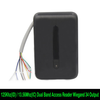 Dual Frequency WG34 125KHz RFID 13,56MHz Card Reader Access Control Slave Reader