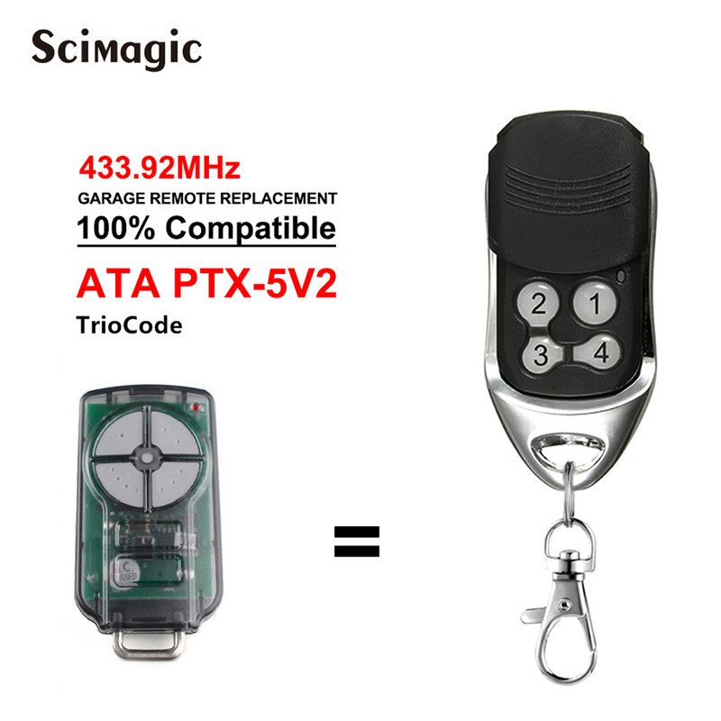 ATA PTX5v2 Remote Triocode DCB-05 GDO-6v3 GDO-6v4 GDO-7v2 GDO-7v3 GDO-8v3 GDO-9v2 GDO-9v3 GDO-10v1 GDO-11 jaoks