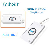 Нов RFID ACR122U NFC Четец на смарт карти Писач 13.56Mhz Копирна машина Дубликатор 1k S50 Key UID Clone Duplicate Label Programmer