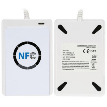 Νέος RFID ACR122U NFC Smart Card Reader Writer 13,56Mhz Copier Duplicator 1k S50 Key UID Clone Duplicate Label Programmer